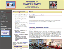 Tablet Screenshot of baylug.org